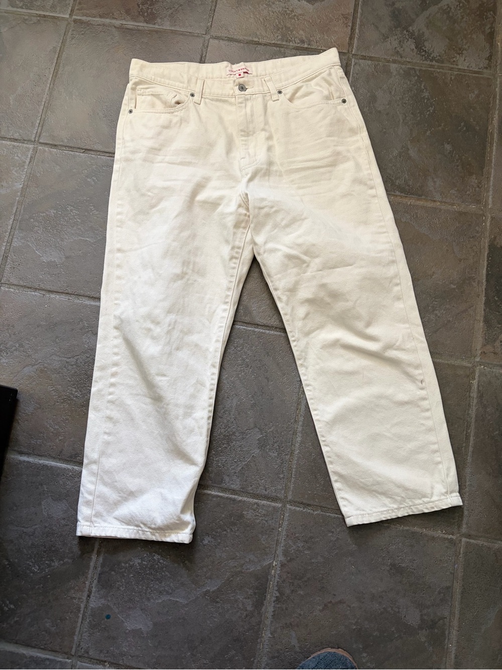 Lucky Brand cream high rise jeans - Picture 3 of 5